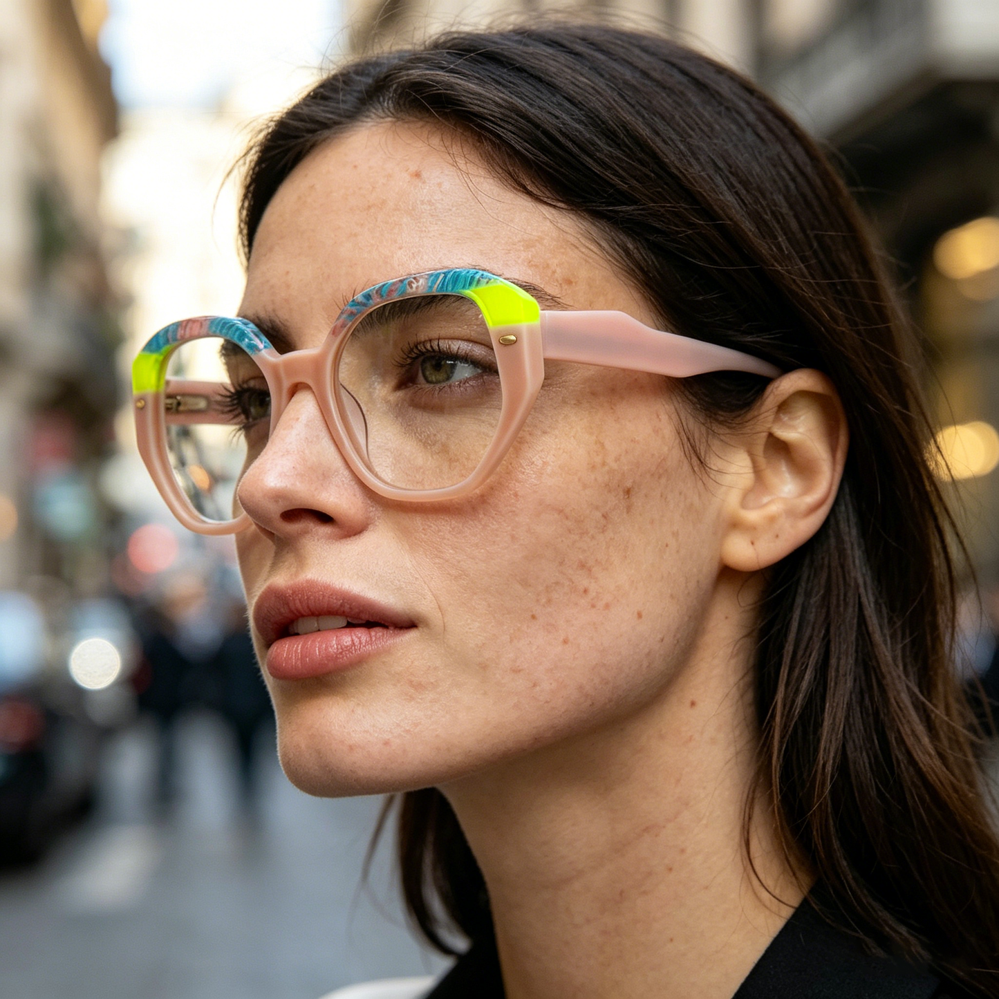 Acetate Clip On Frame N6-T1022