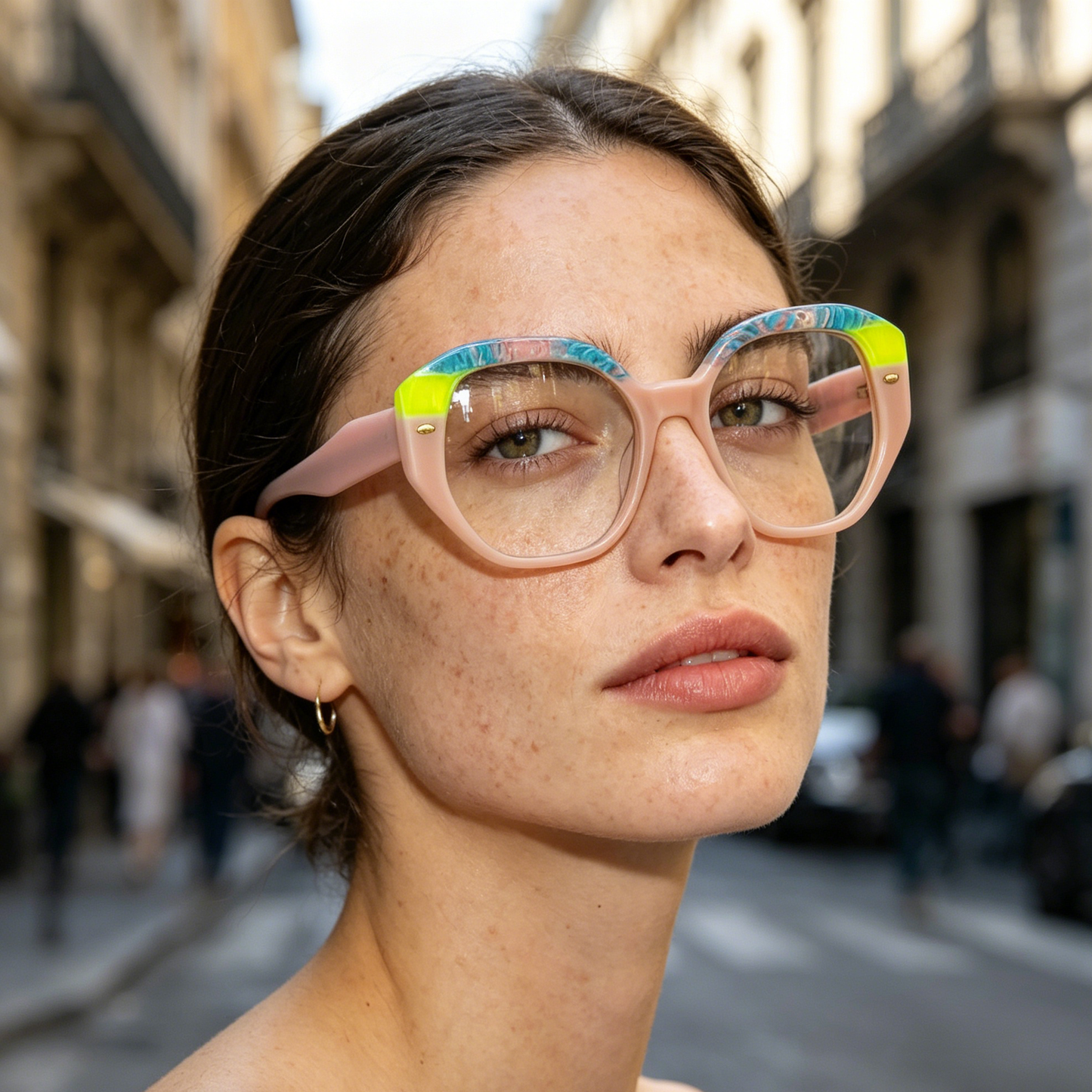 Acetate Clip On Frame N6-T1022