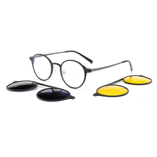 Aluminum+Titanium Clip On Sunglasses N8-T2325