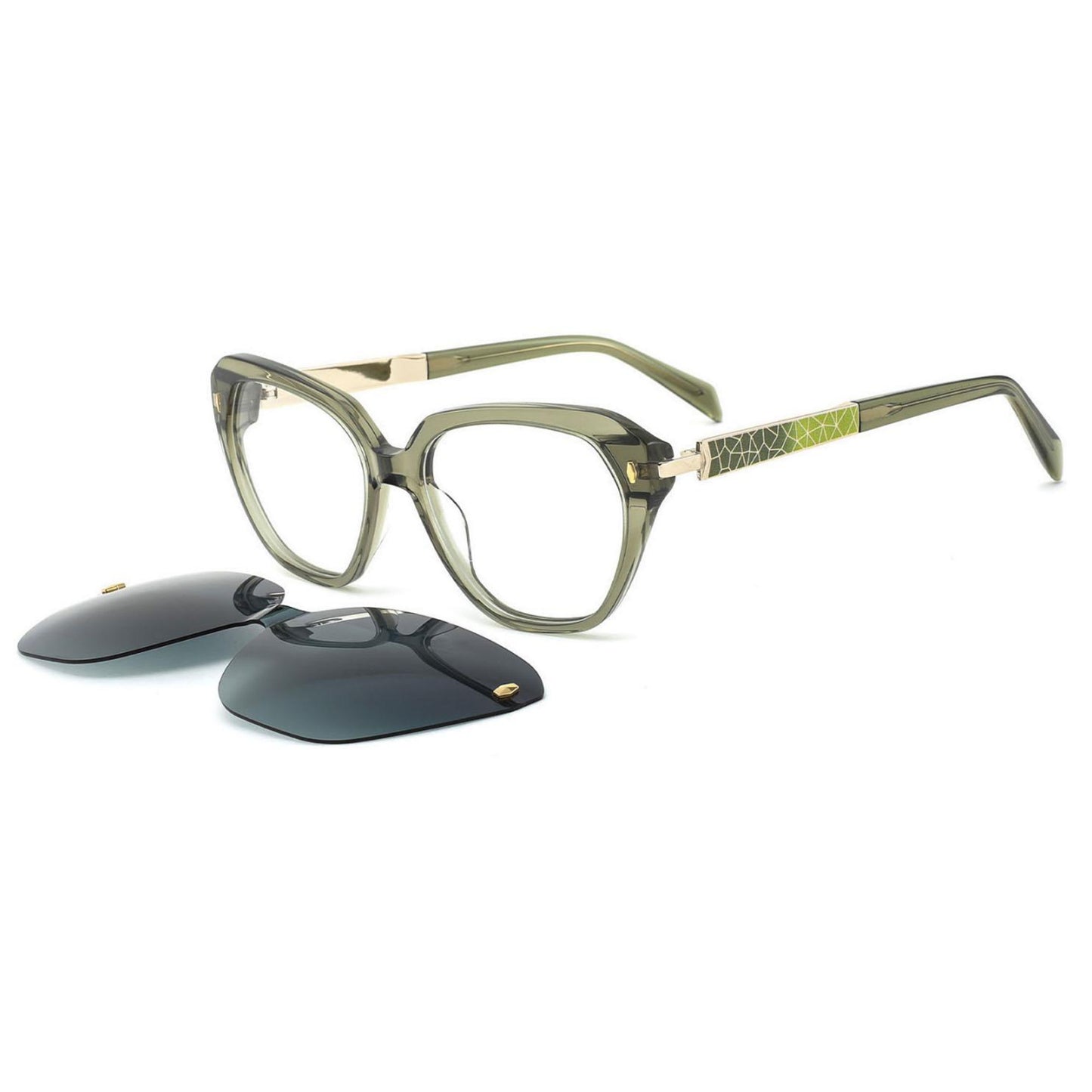 Acetate Clip On Frame N6-T1017