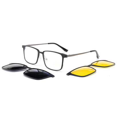 Aluminum+Titanium Clip On Sunglasses N8-T2326