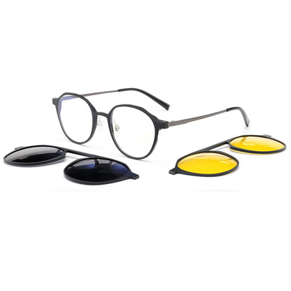 Aluminum+Titanium Clip On Sunglasses N8-T2327