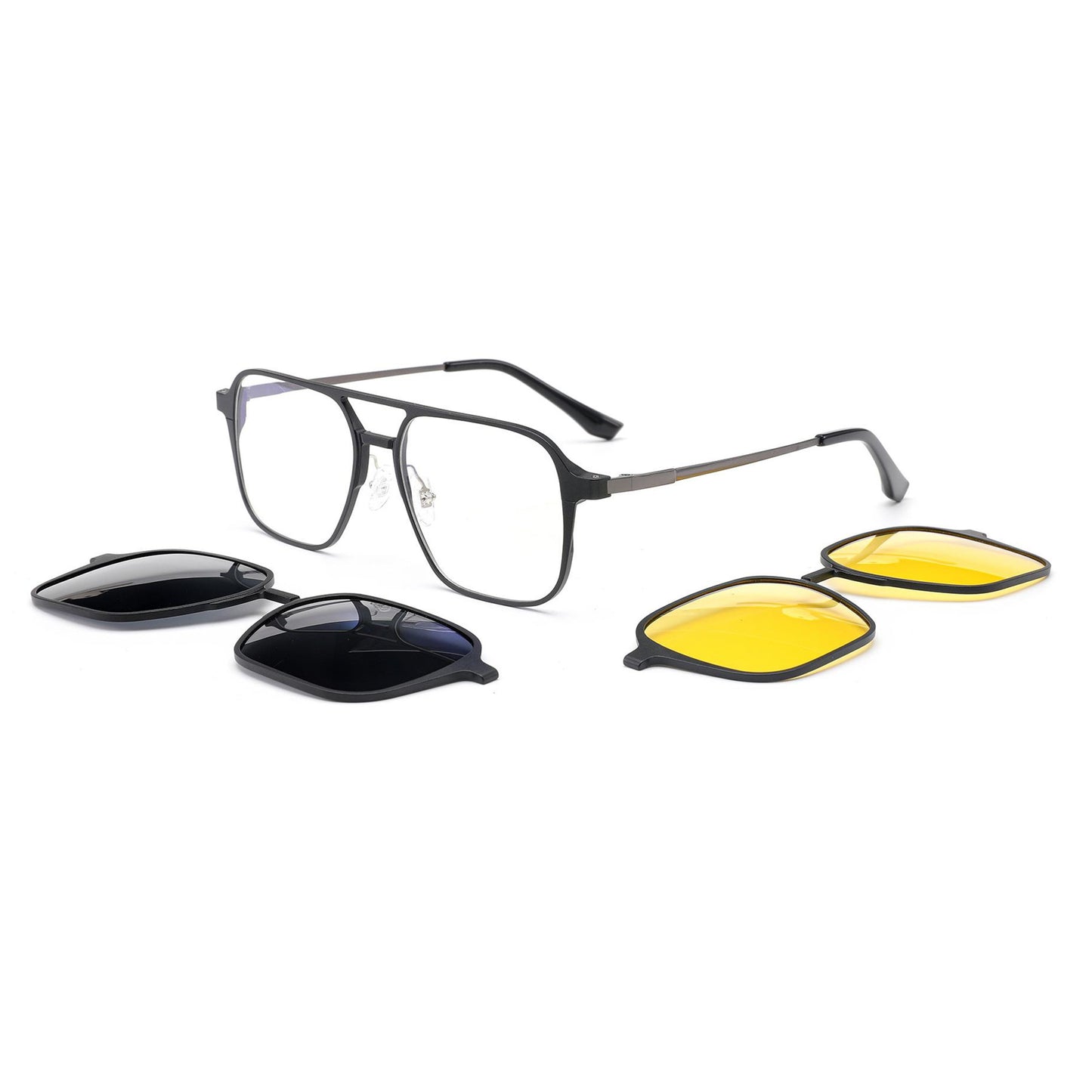 Aluminum+Titanium Clip On Sunglasses N8-T2324