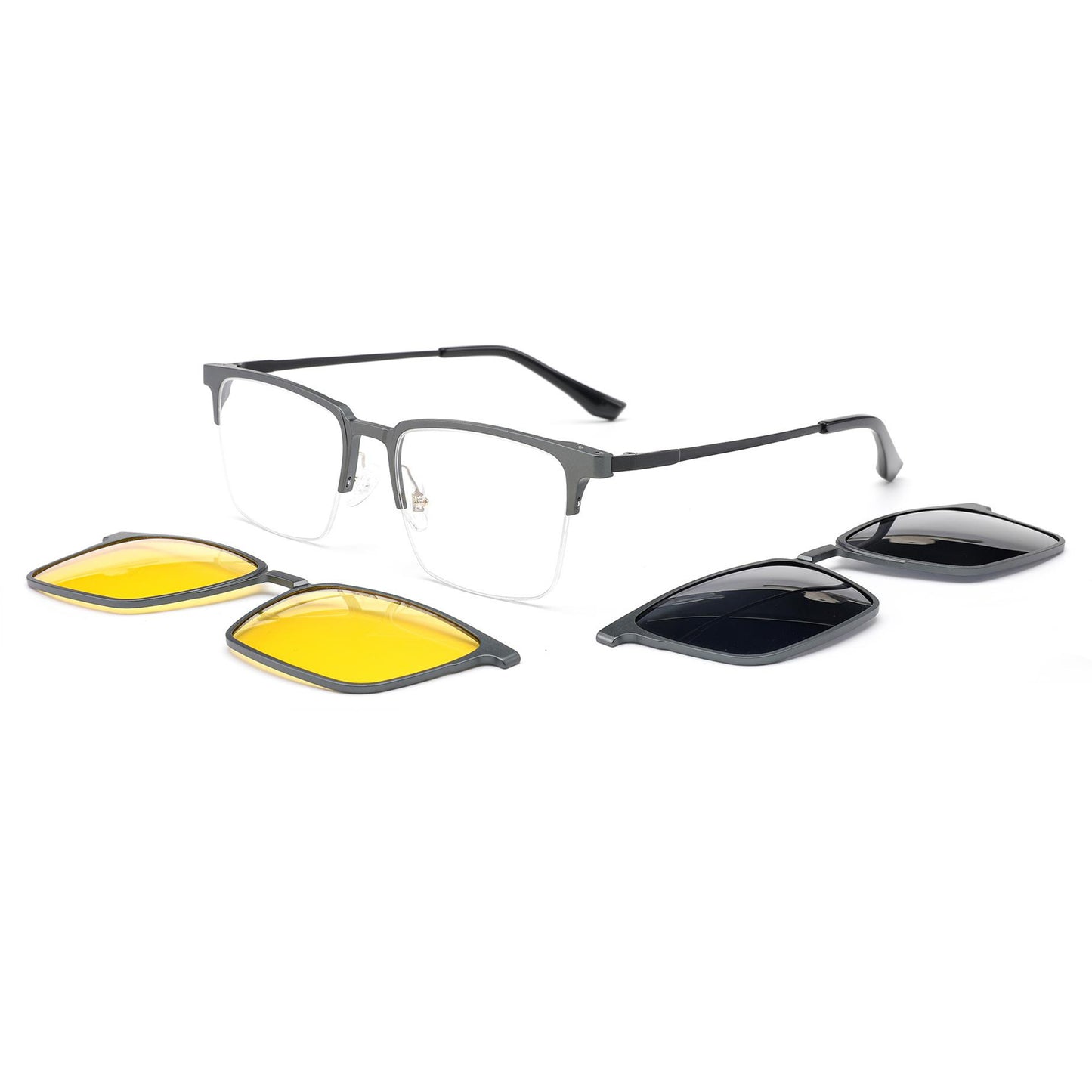 Aluminum+Titanium Clip On Sunglasses N8-T2328