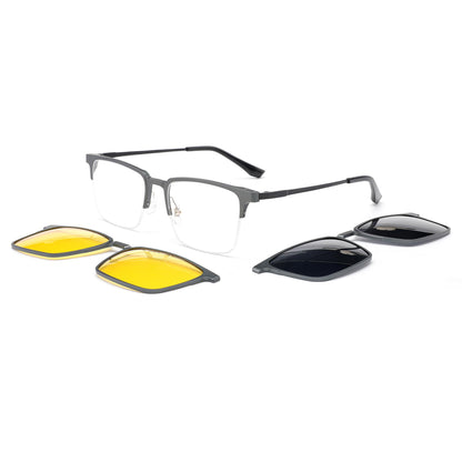 Aluminum+Titanium Clip On Sunglasses N8-T2328