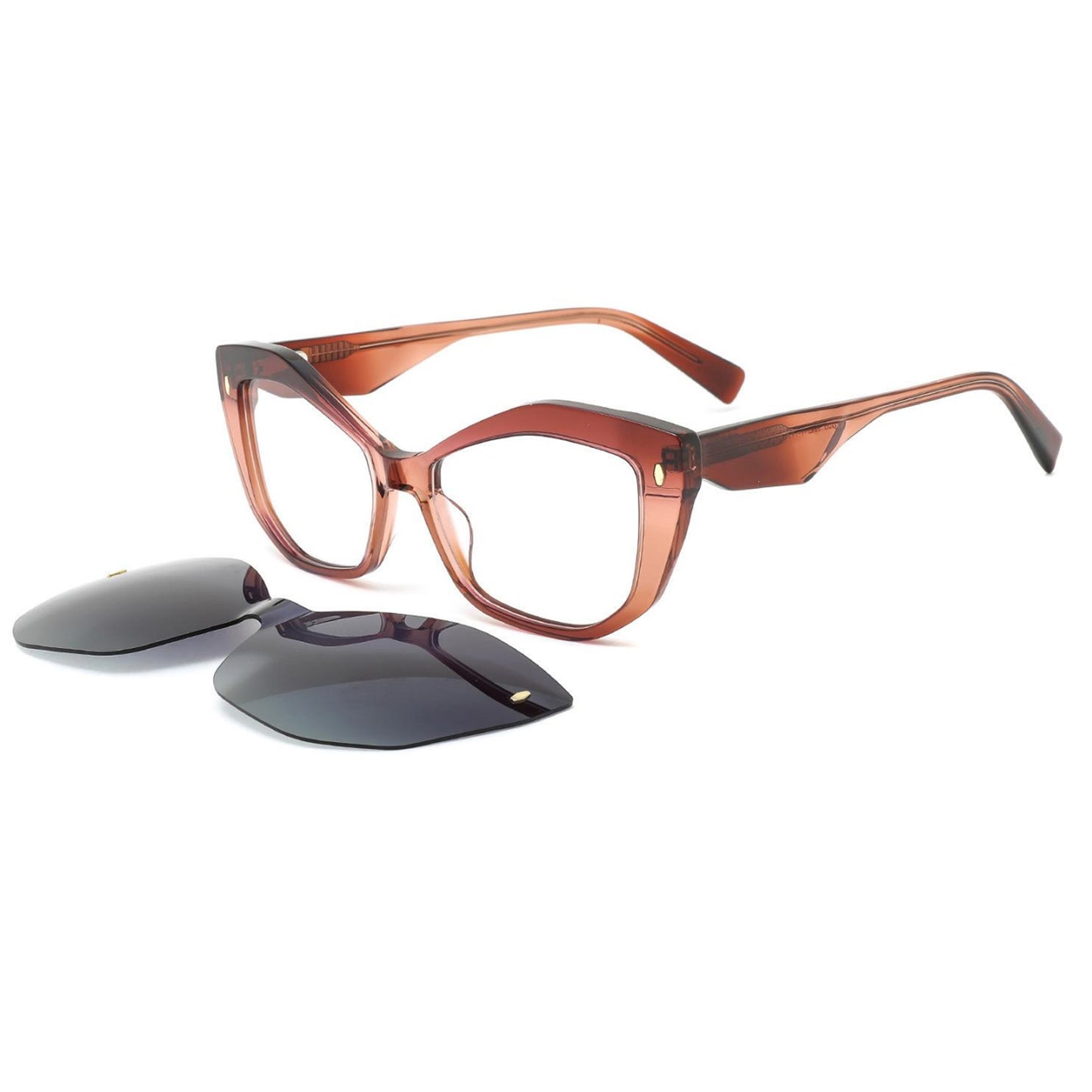 Acetate Clip On Frame N6-T1006