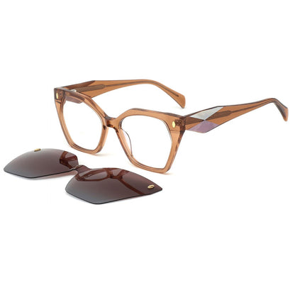 Acetate Clip On Frame N6-T2002