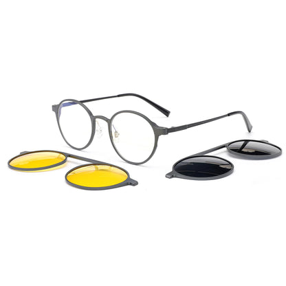 Aluminum+Titanium Clip On Sunglasses N8-T2325