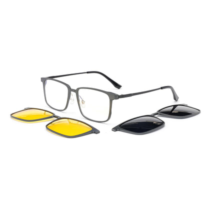 Aluminum+Titanium Clip On Sunglasses N8-T2326