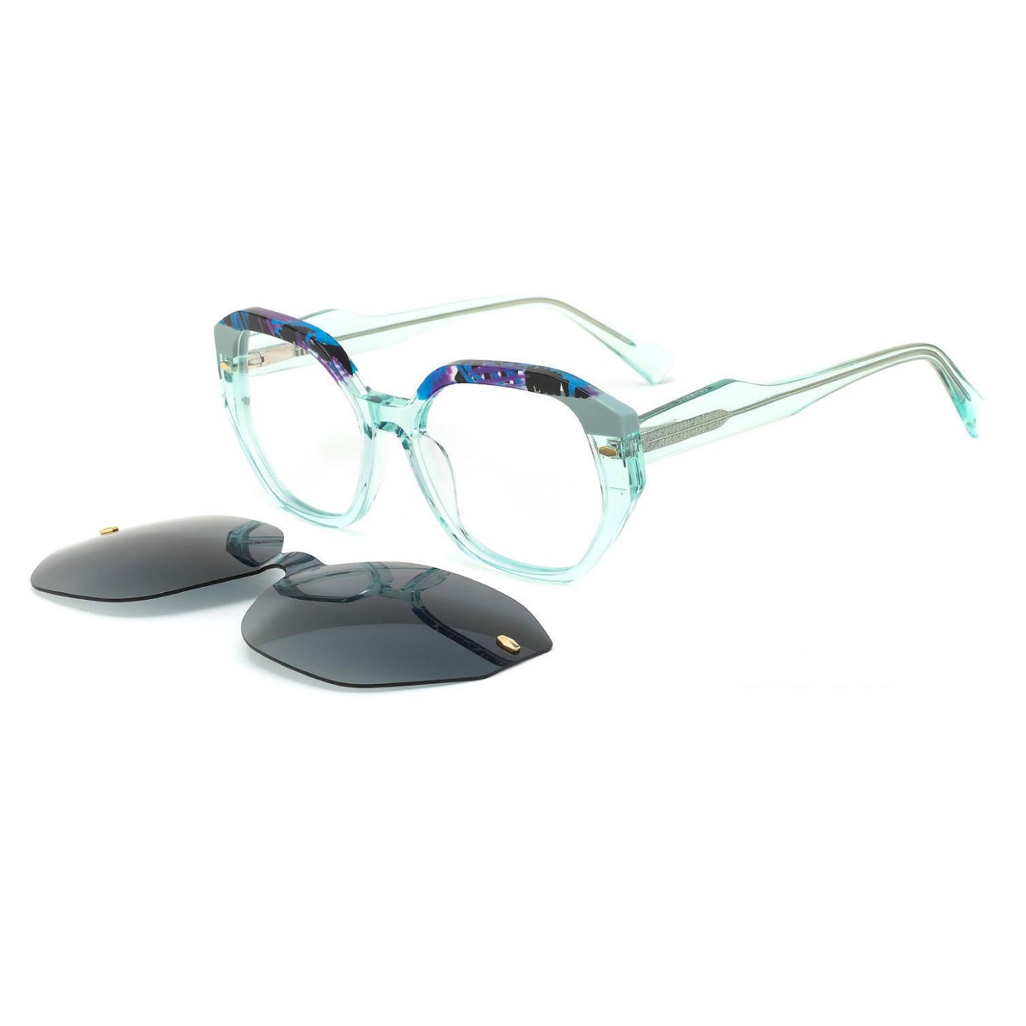 Acetate Clip On Frame N6-T1022