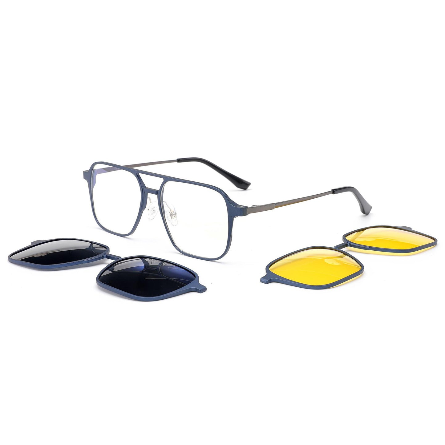 Aluminum+Titanium Clip On Sunglasses N8-T2324