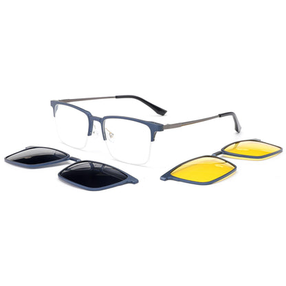 Aluminum+Titanium Clip On Sunglasses N8-T2328