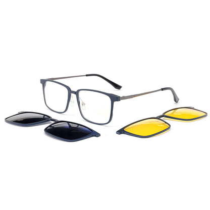 Aluminum+Titanium Clip On Sunglasses N8-T2326