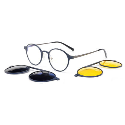 Aluminum+Titanium Clip On Sunglasses N8-T2325