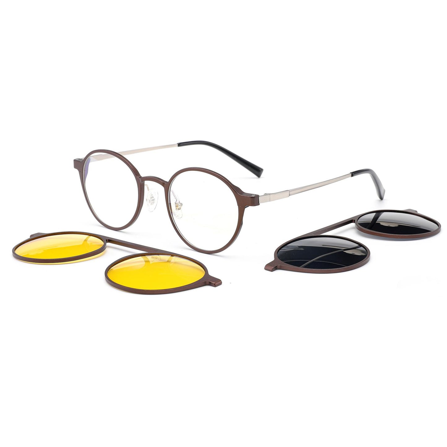 Aluminum+Titanium Clip On Sunglasses N8-T2325