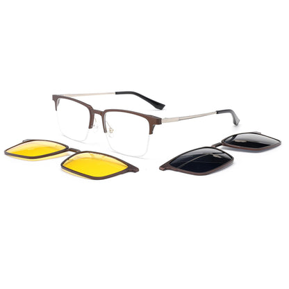 Aluminum+Titanium Clip On Sunglasses N8-T2328