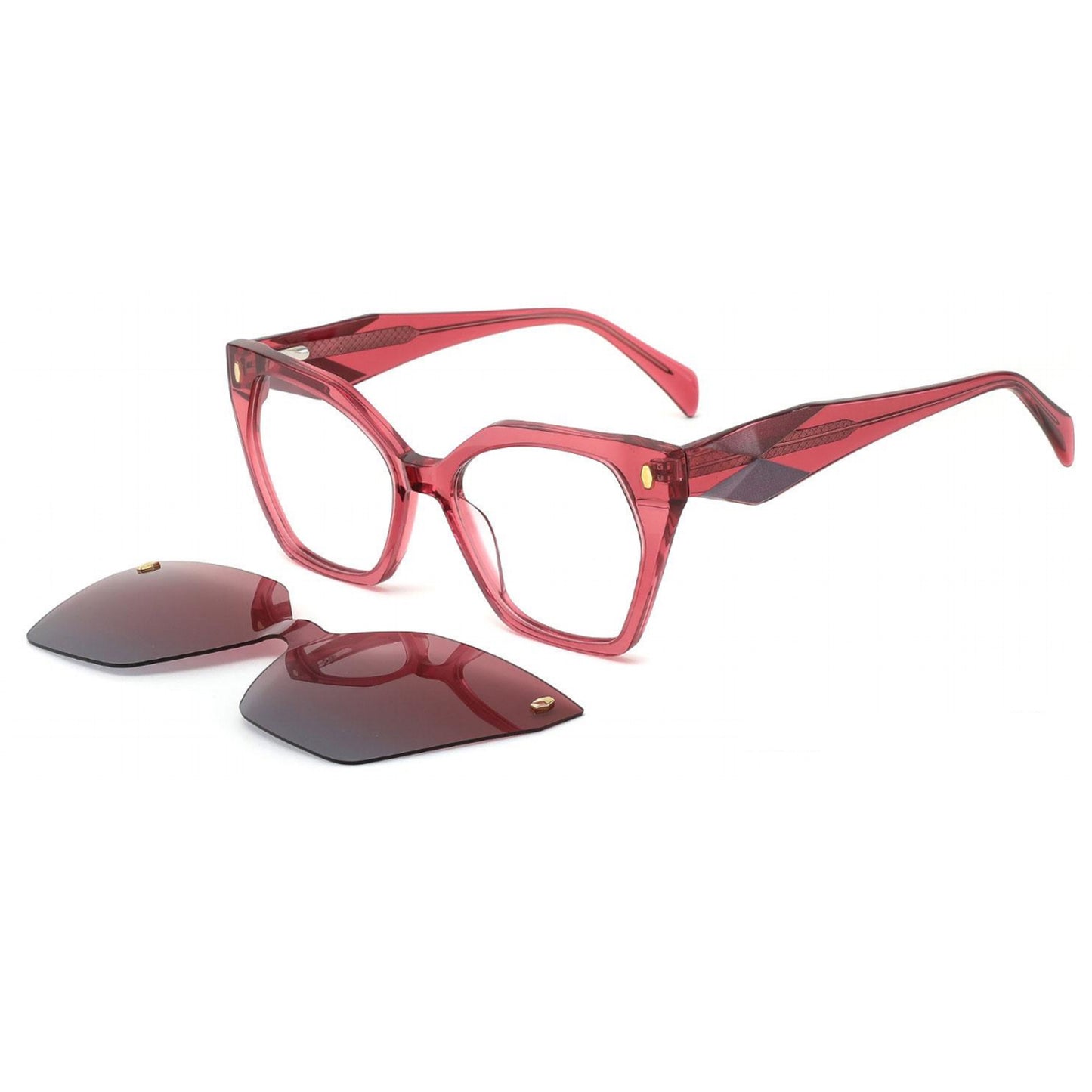 Acetate Clip On Frame N6-T2002