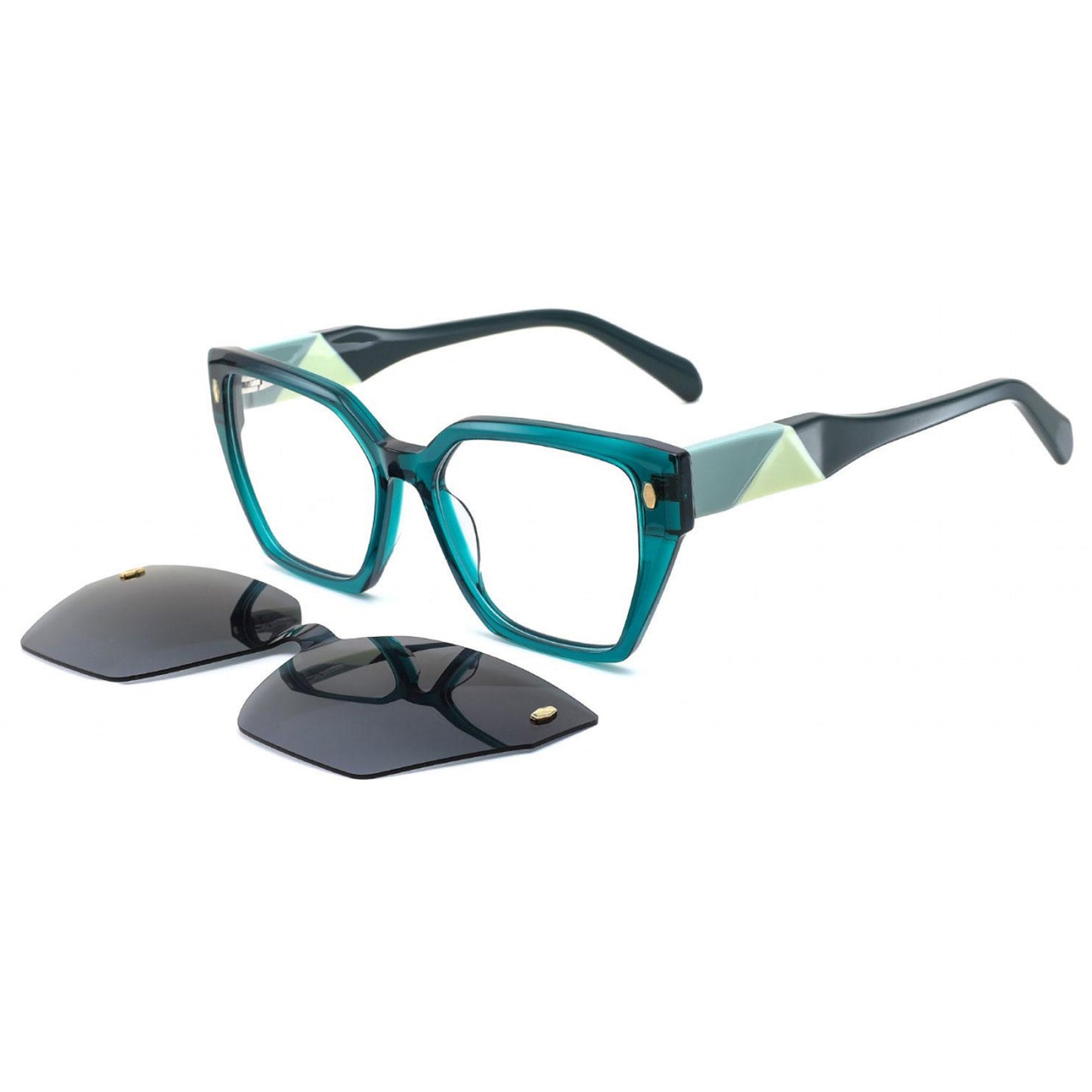 Acetate Clip On Frame N6-T2008