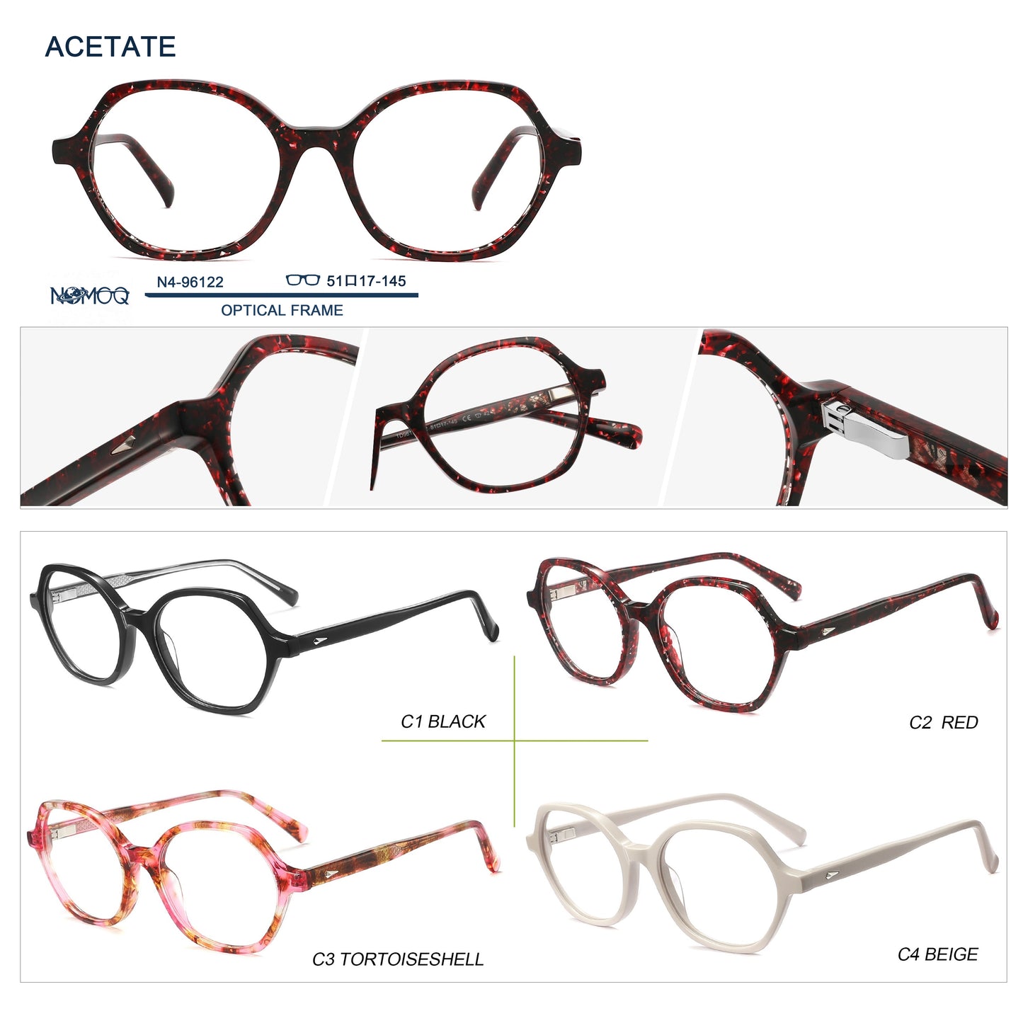 Acetate Optical Frame N4-96122