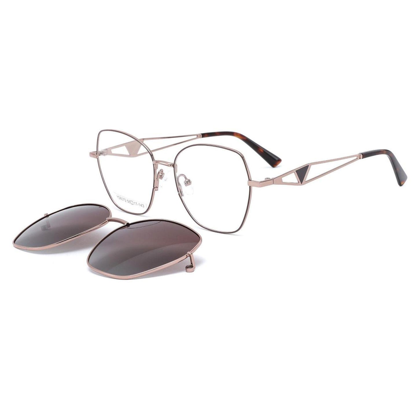 Metal Clip On Sunglasses N6-T6072