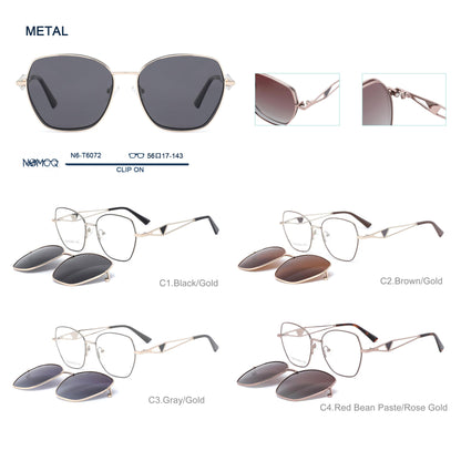 Metal Clip On Sunglasses N6-T6072