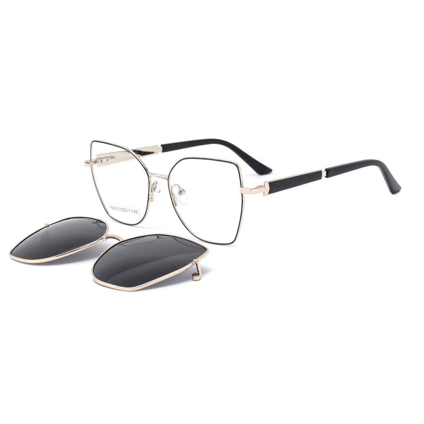 Metal Clip On Sunglasses N6-T6075