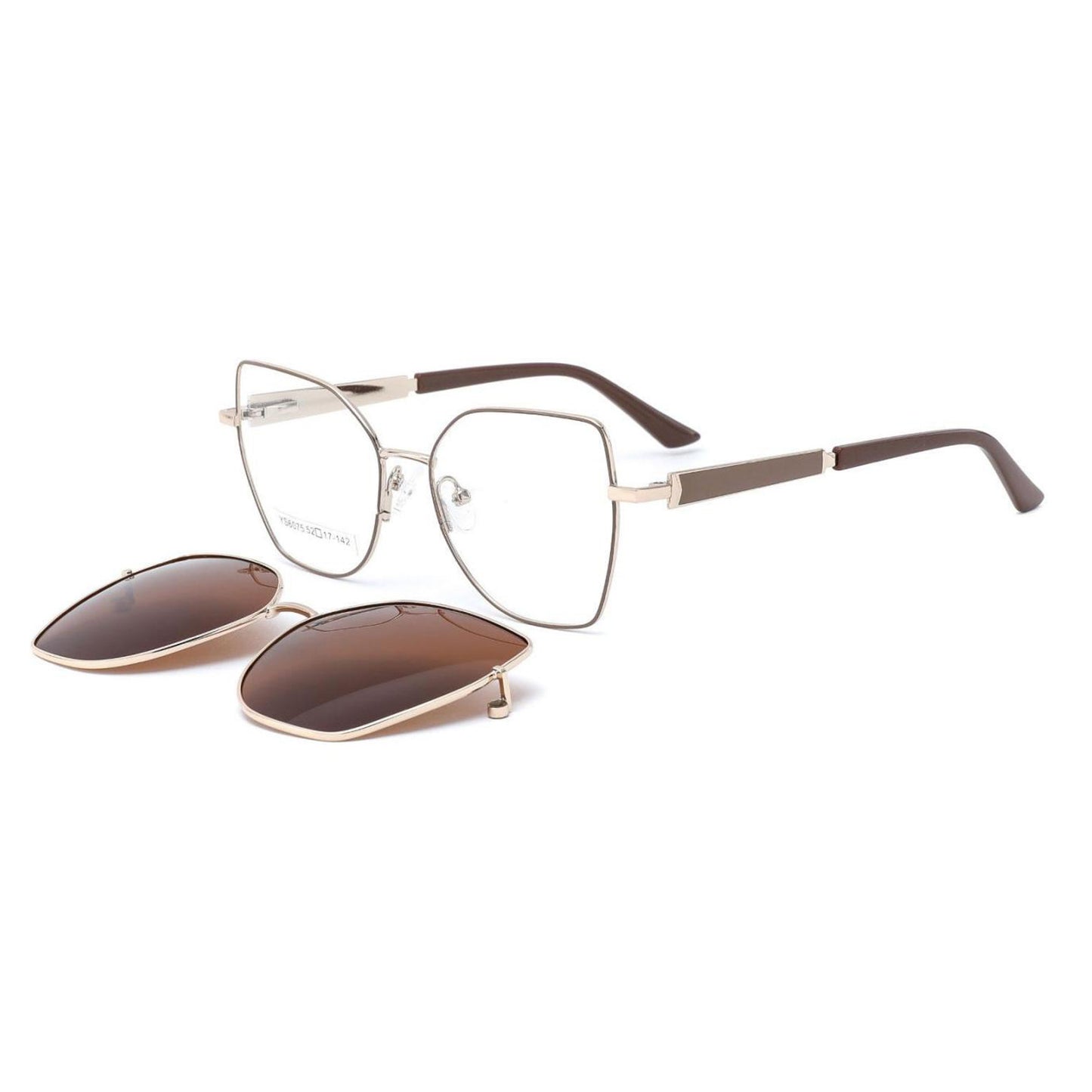Metal Clip On Sunglasses N6-T6075
