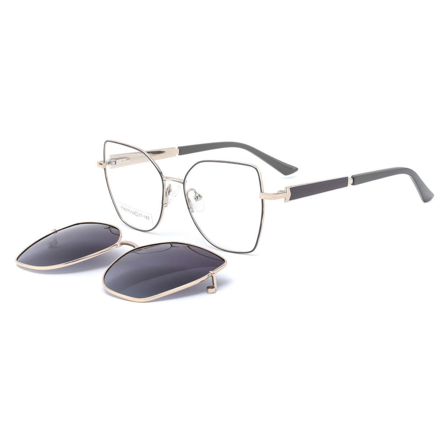 Metal Clip On Sunglasses N6-T6075