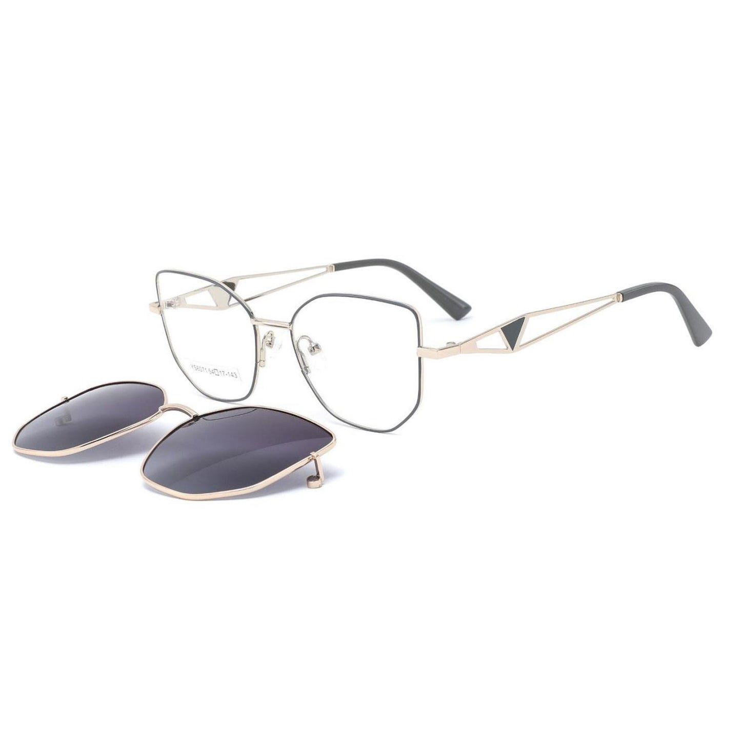 Metal Clip On Sunglasses N6-T6071