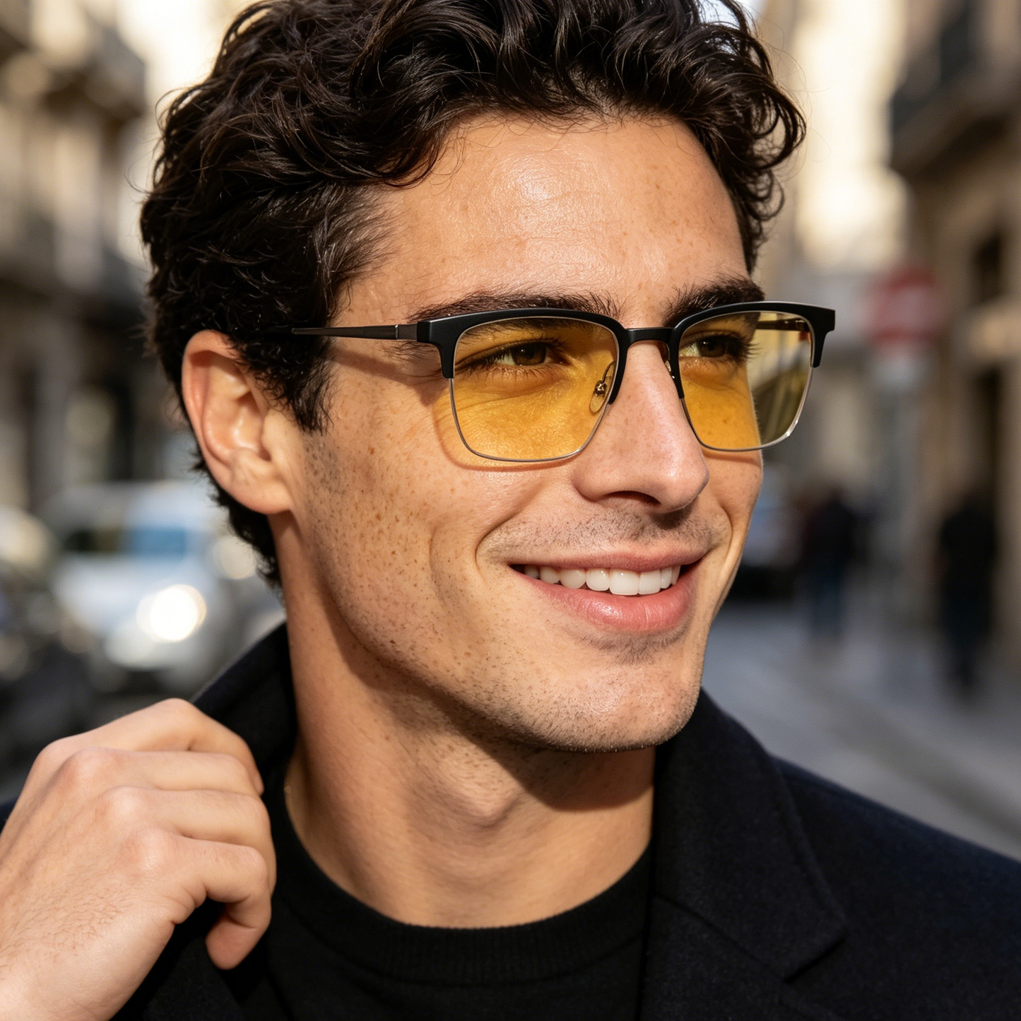Aluminum+Titanium Clip On Sunglasses N8-T2328