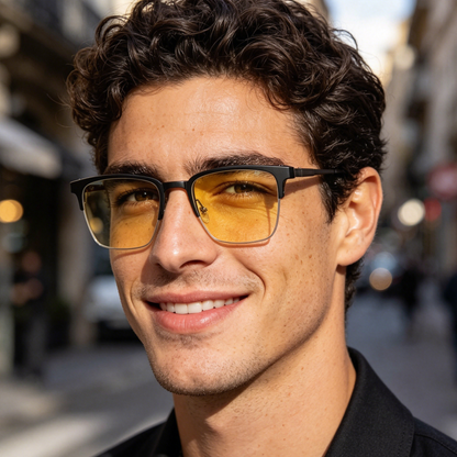 Aluminum+Titanium Clip On Sunglasses N8-T2328
