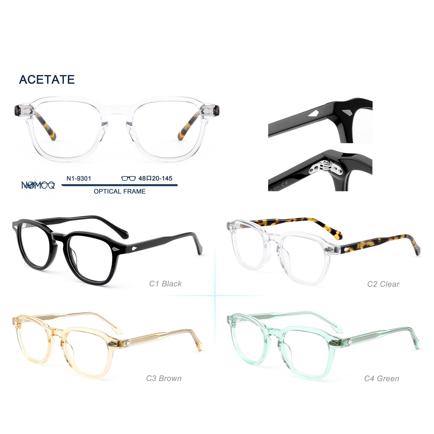 Acetate Optical Frame N1-9301