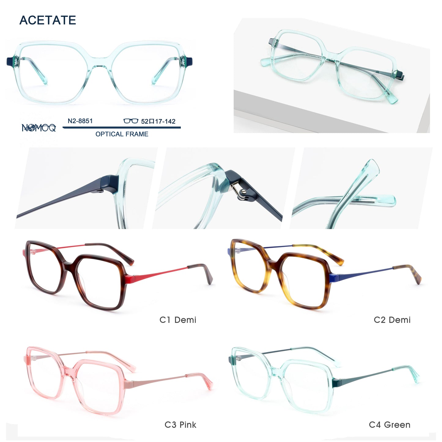Acetate Optical Frame N2-8851