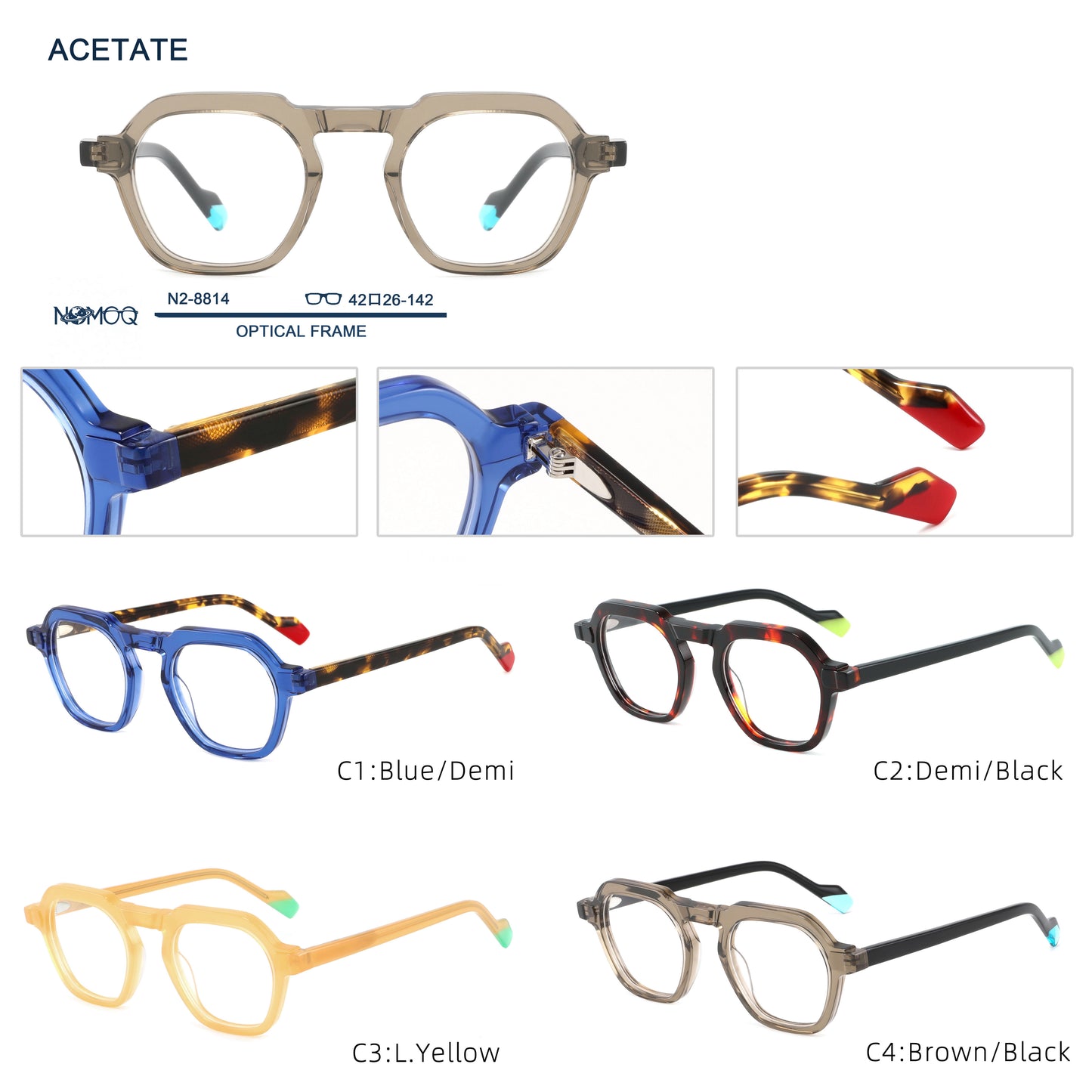 Acetate Optical Frame N2-8814