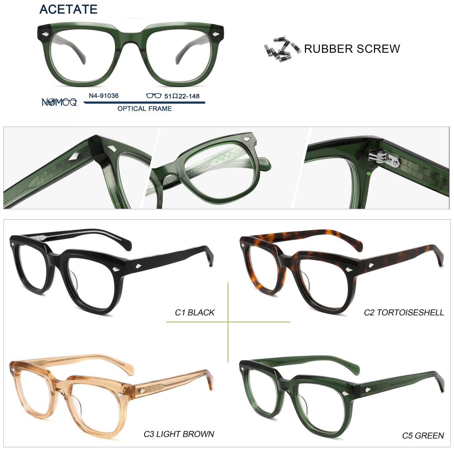 Acetate Optical Frame N4-91036