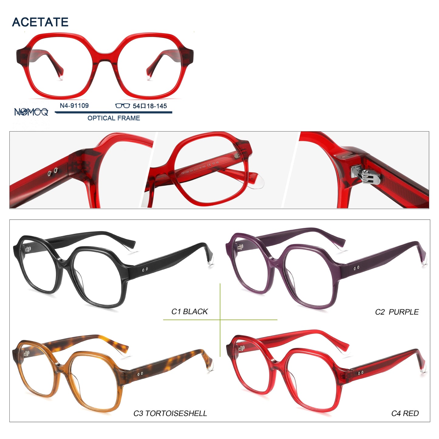 Acetate Optical Frame N4-91109