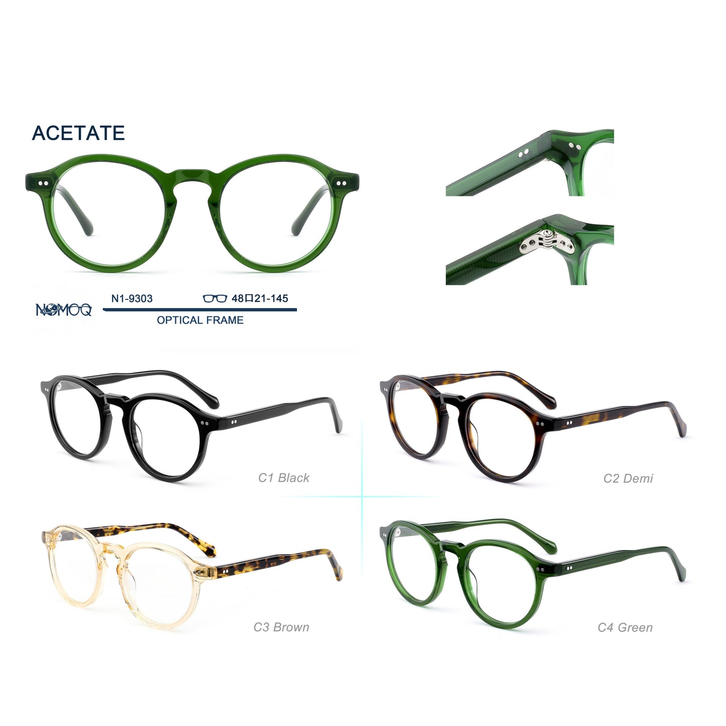 Acetate Optical Frame N1-9303