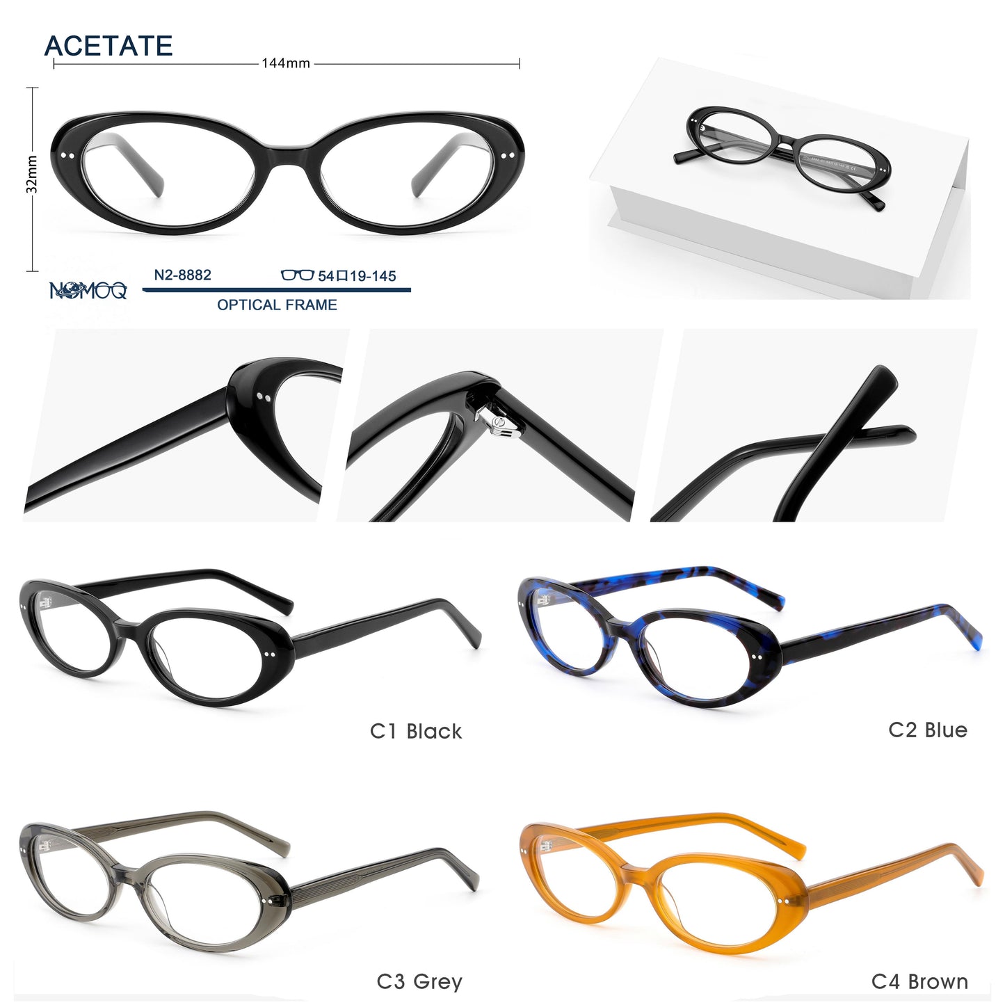 Acetate Optical Frame N2-8882