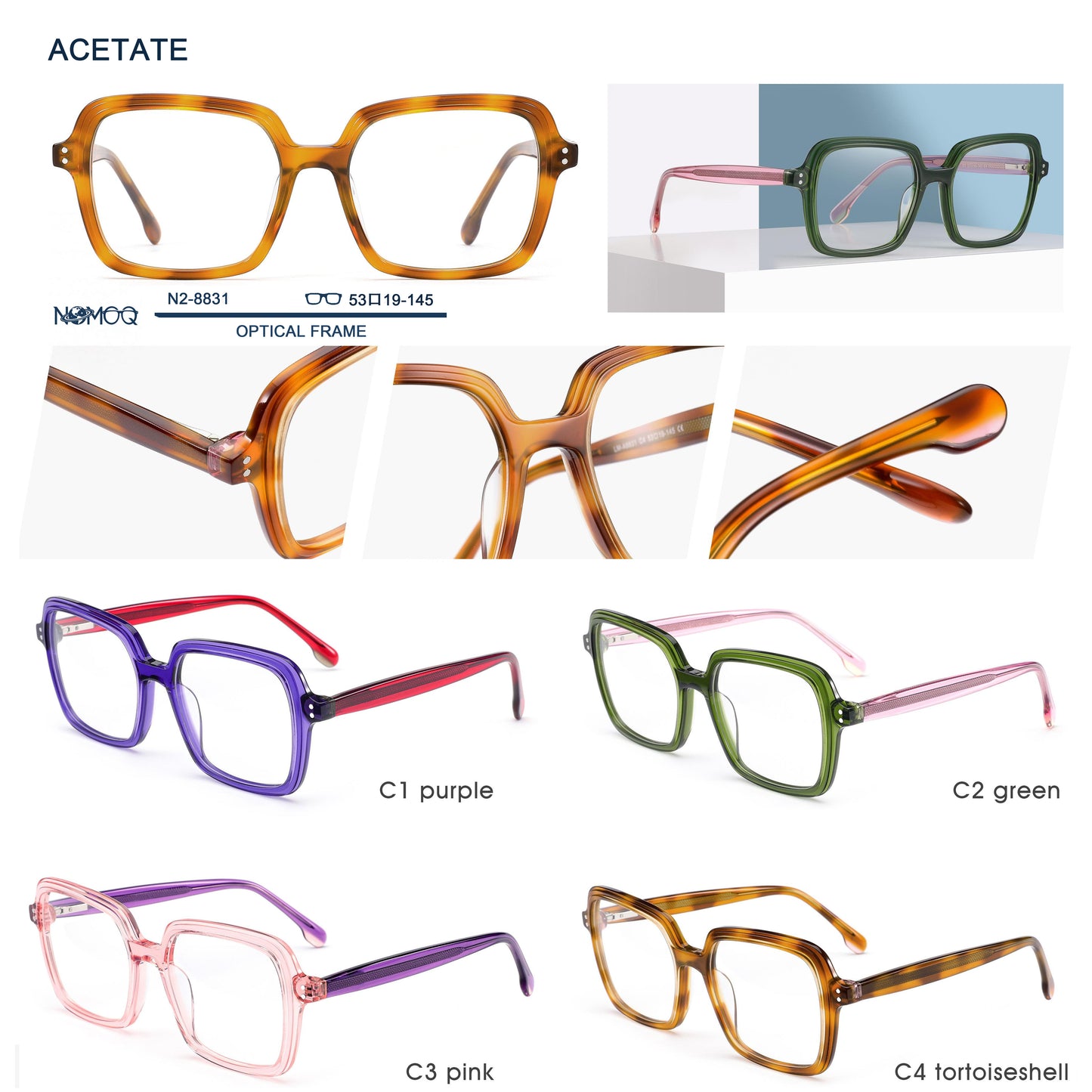 Acetate Optical Frame N2-8831