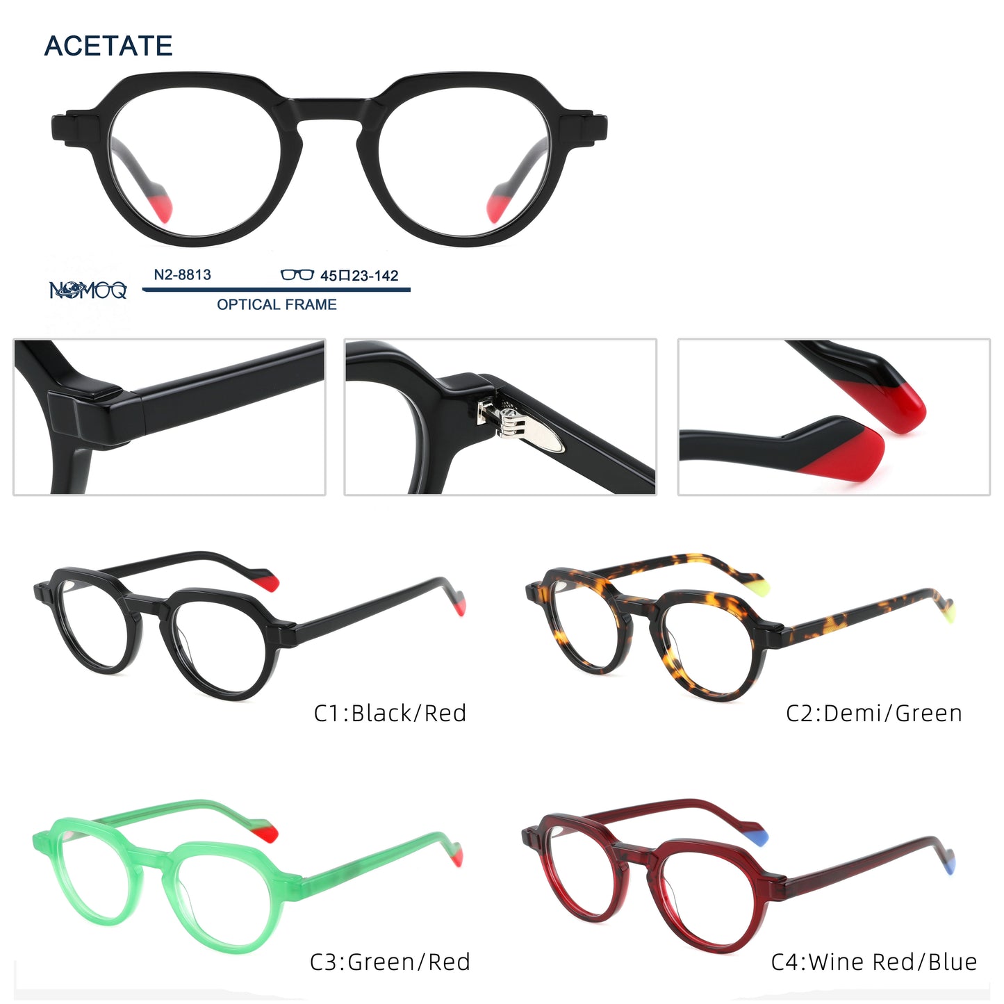 Acetate Optical Frame N2-8813