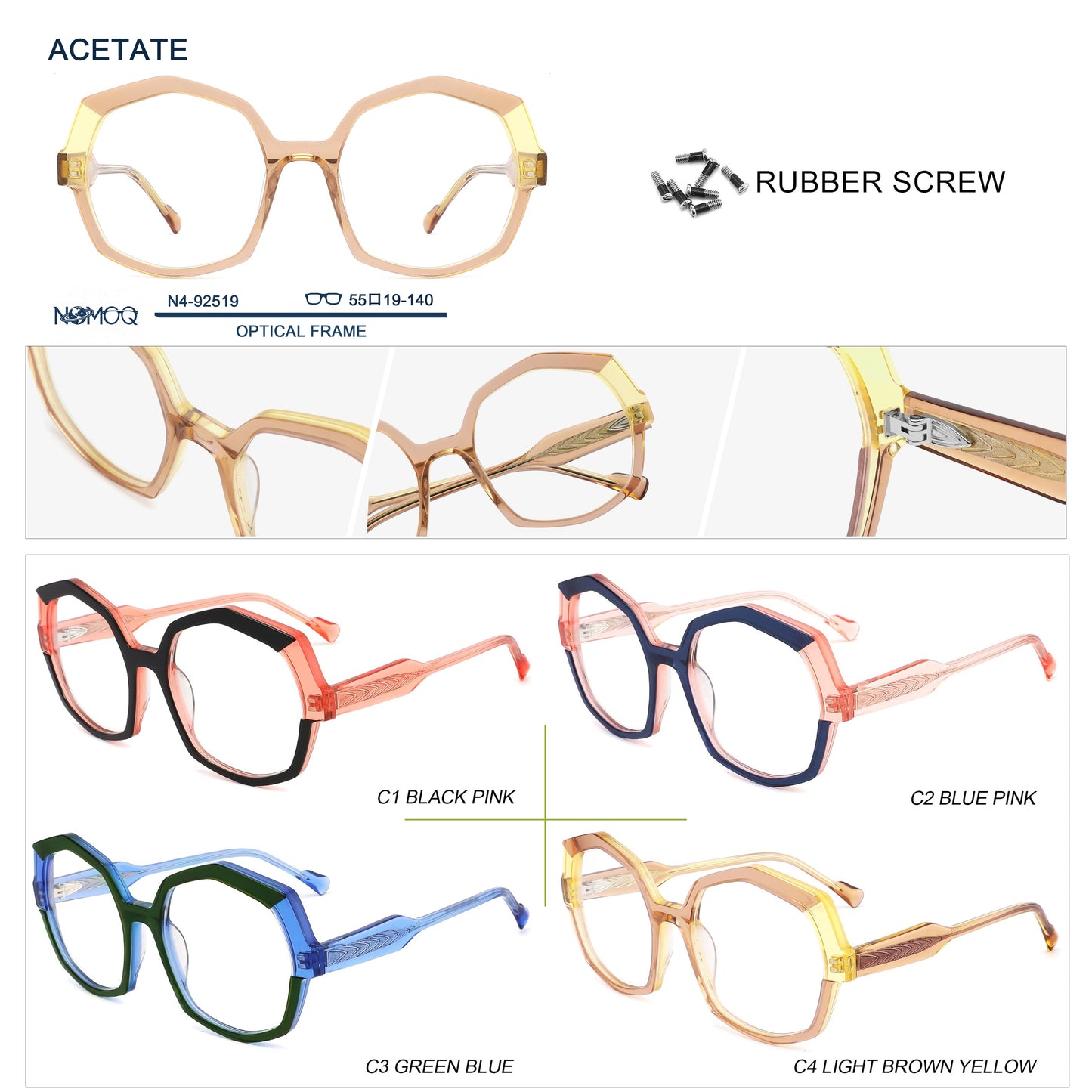 Acetate Optical Frame N4-92519