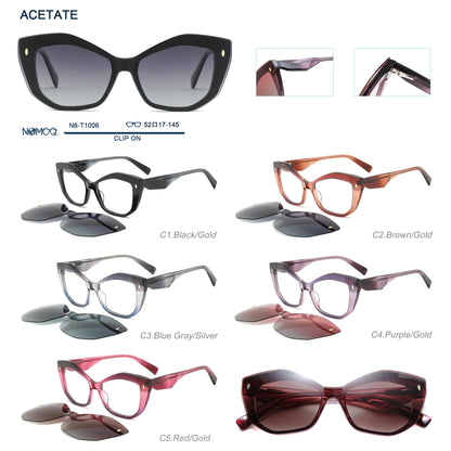 Acetate Clip On Frame N6-T1006