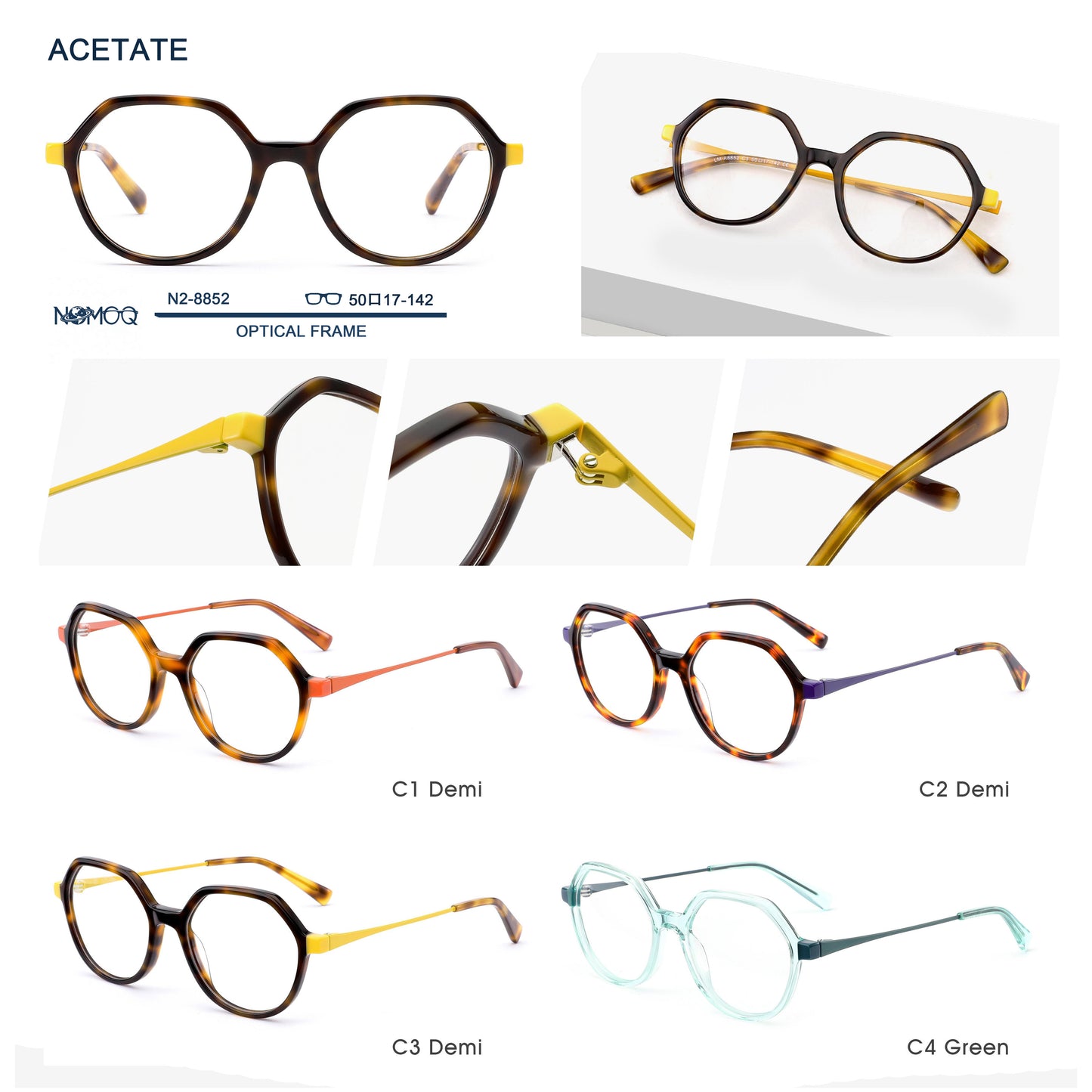Acetate Optical Frame N2-8852