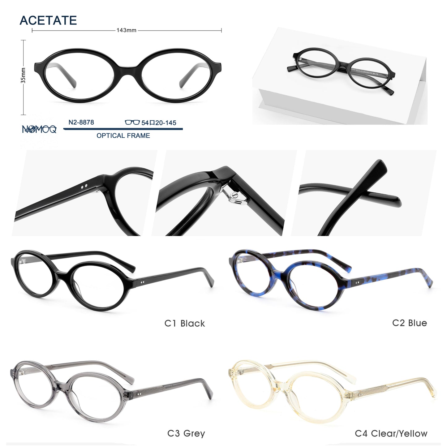 Acetate Optical Frame N2-8878