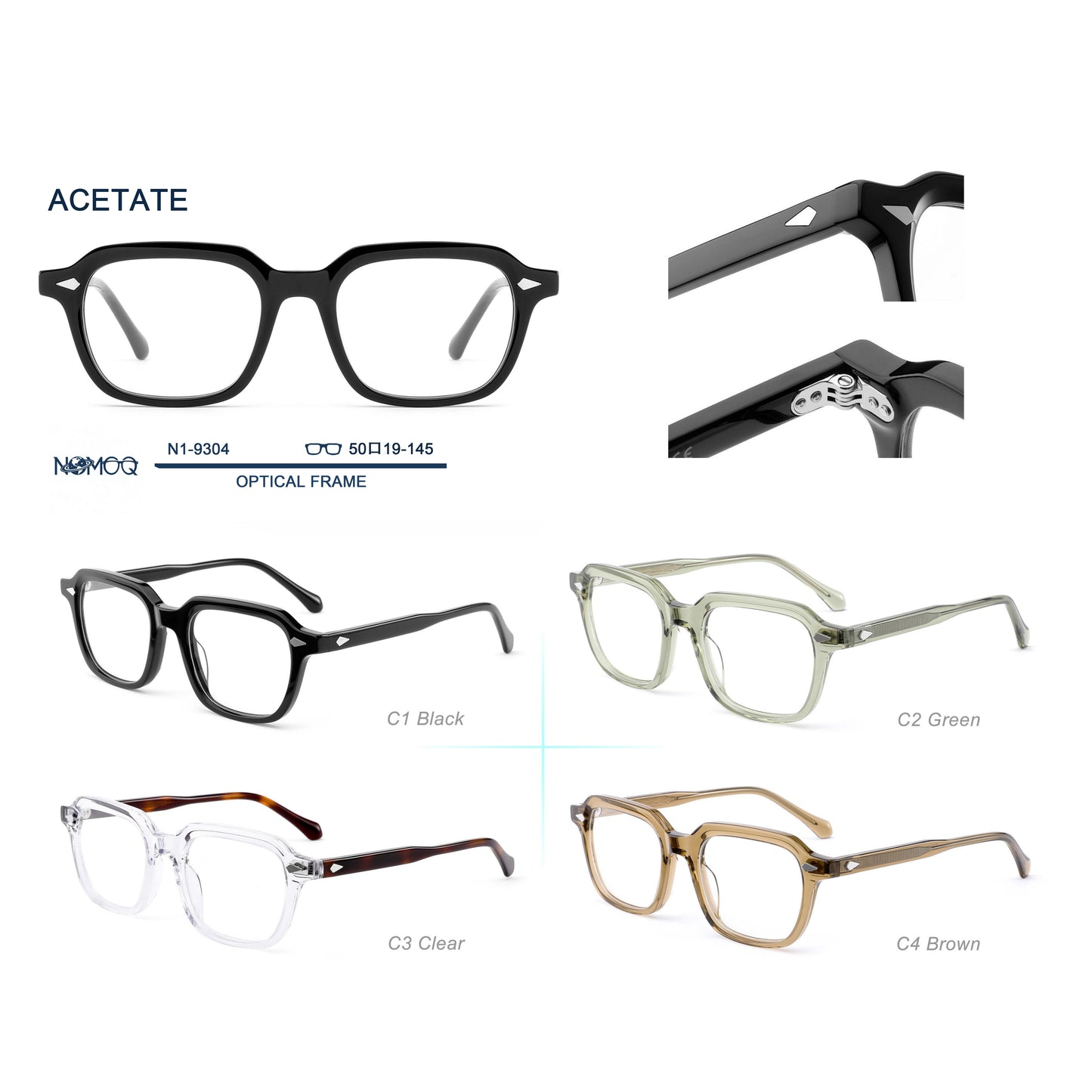 Acetate Optical Frame N1-9304