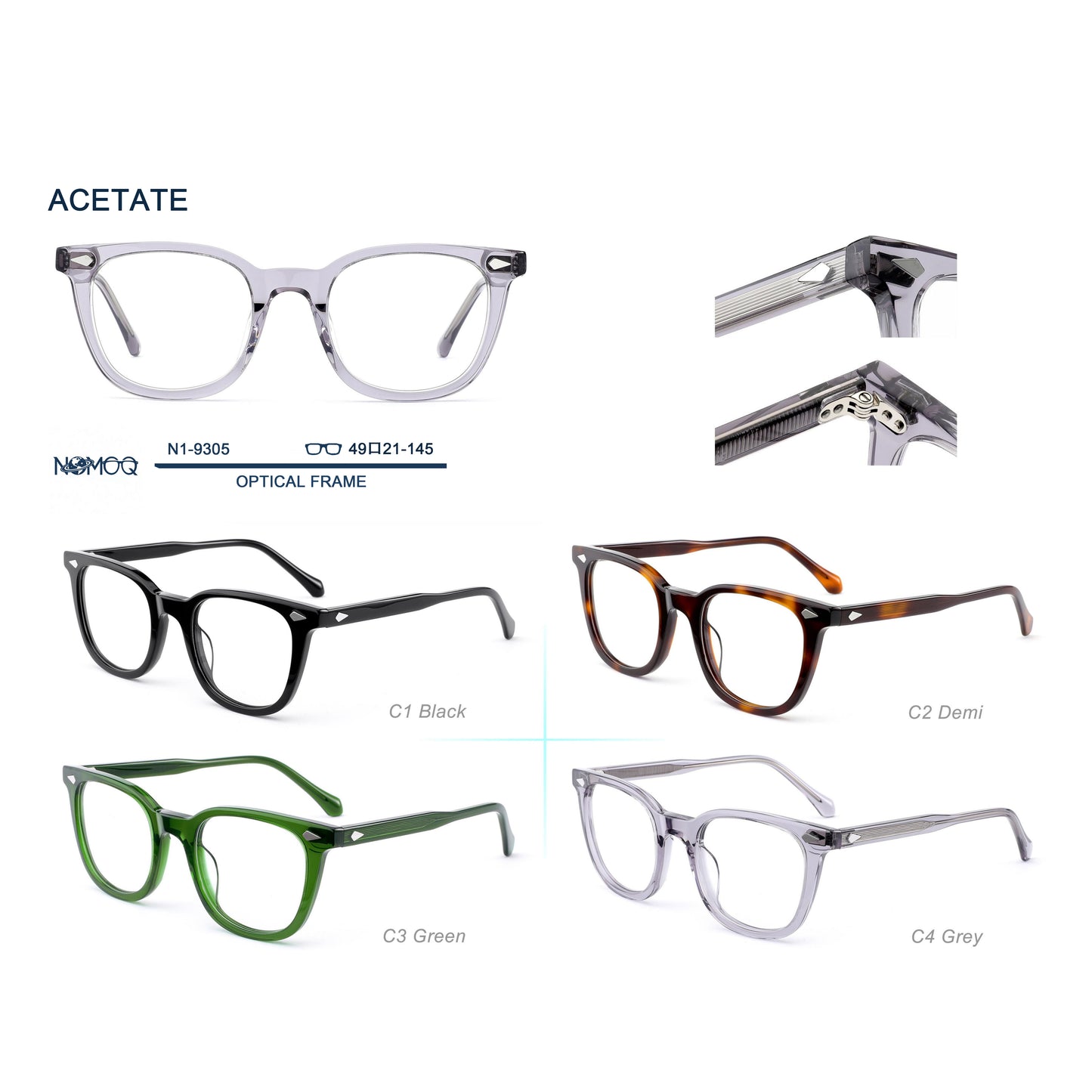 Acetate Optical Frame N1-9305