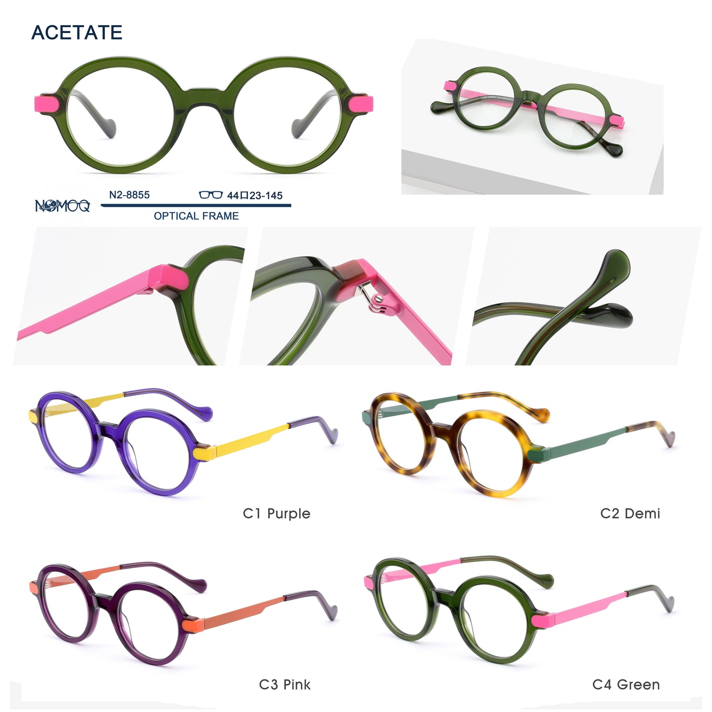 Acetate Optical Frame N2-8855
