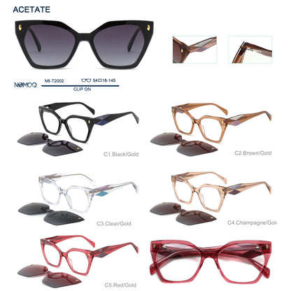 Acetate Clip On Frame N6-T2002