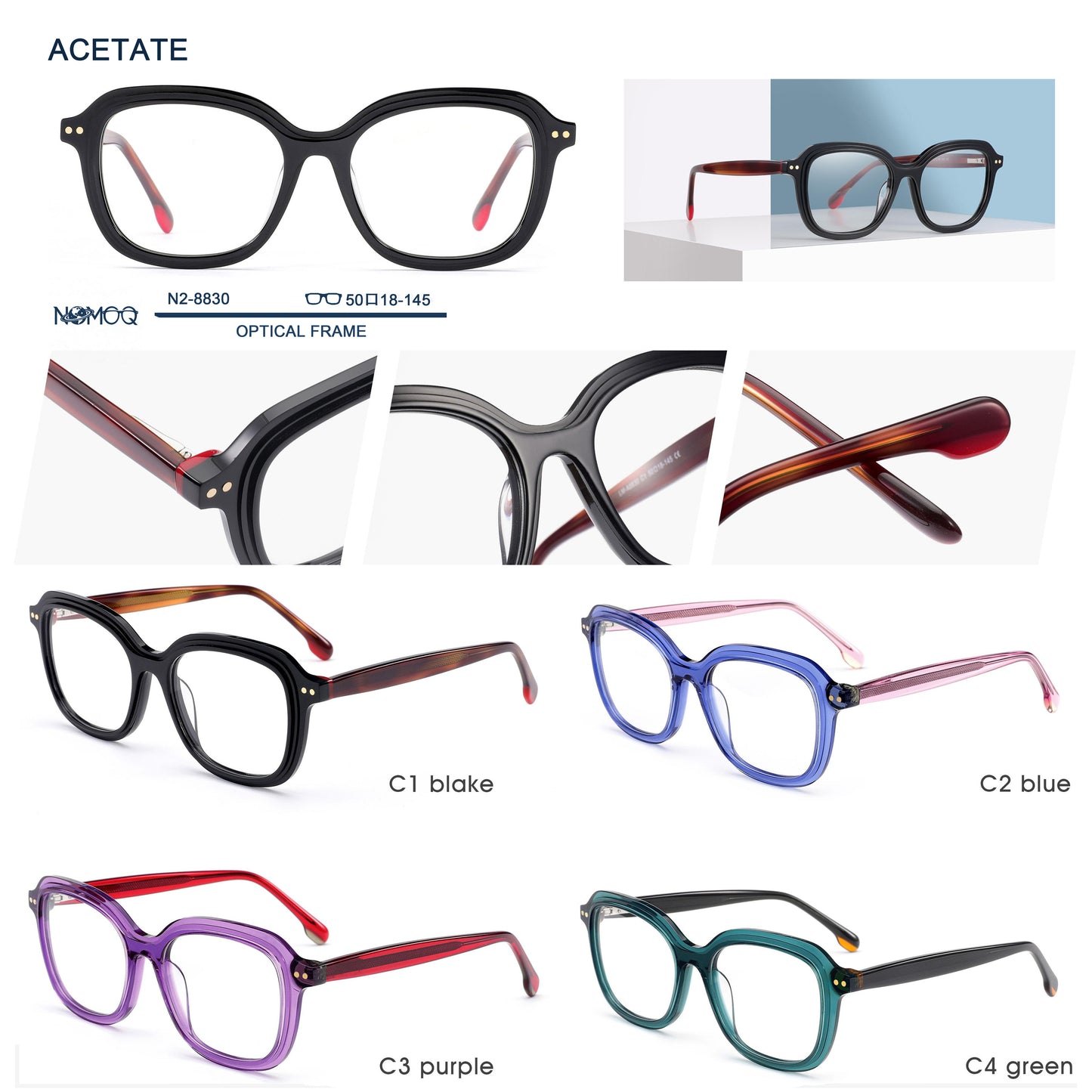 Acetate Optical Frame N2-8830