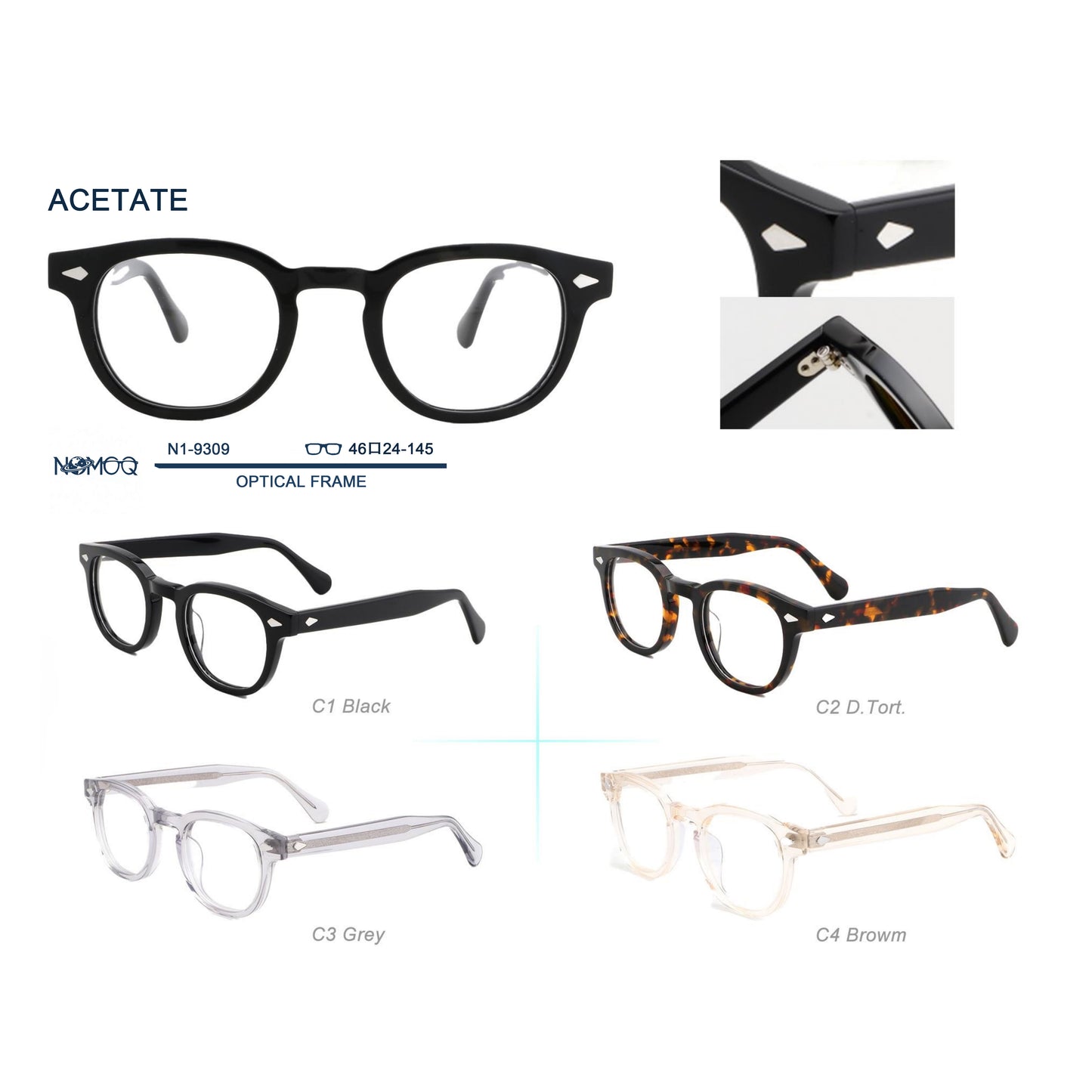 Acetate Optical Frame N1-9309
